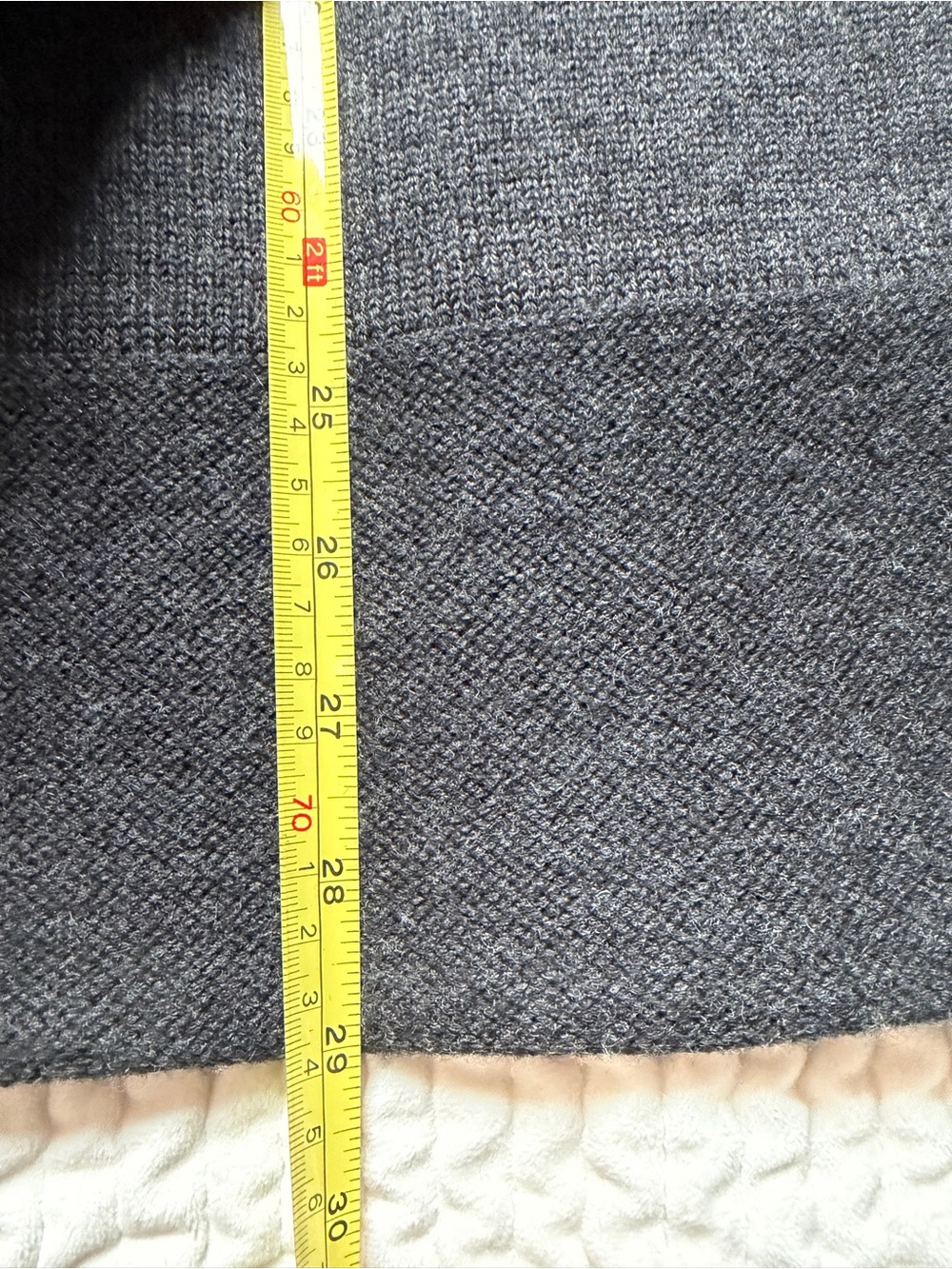 Sarah Spencer Woman 3X Gray 100% Merino Wool Turtleneck Sweater Wide Sleeve - Picture 8 of 11
